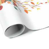 感謝祭の秋のカボチャデザイン ラッピングペーパー (ロールコーナー)