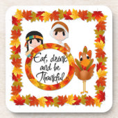 感謝祭の秋のコースター コースター (正面)