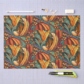 感謝祭の秋のデザイン 薄葉紙 (クラフト)