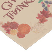 感謝祭の秋のリースカスタマイズ ショートテーブルランナー (コーナー)