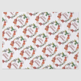 感謝祭の秋のリースカスタマイズ 薄葉紙