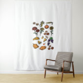 感謝祭の秋の属性クラシックTシャツ タペストリー (インサイチュ)