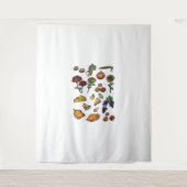 感謝祭の秋の属性クラシックTシャツ タペストリー (正面)