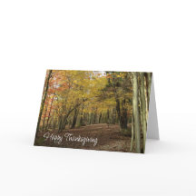 感謝祭の秋の森カラフルの葉写真