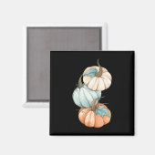 感謝祭の秋の秋シーズンかわいい色のペースト マグネット (正面/裏面)