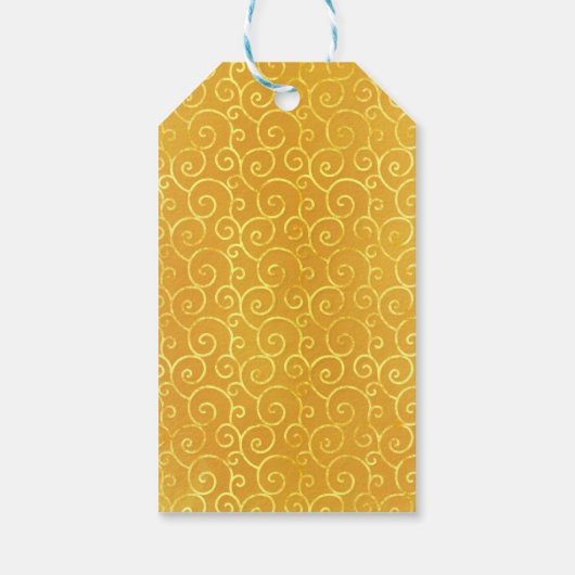 感謝祭の秋の秋メープル葉ズとカボチャ ギフトタグ (裏面)