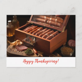 感謝祭の秋の絵 ポストカード