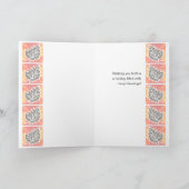 感謝祭の秋の葉書 シーズンカード (内部)