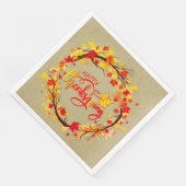 感謝祭の秋の葉色のマッチング (コーナー)