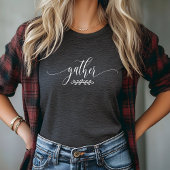 感謝祭の秋ボタニカルミニマリストを収集 トライブレンドTシャツ