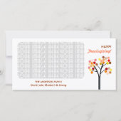 感謝祭の秋 シーズンカード (正面)