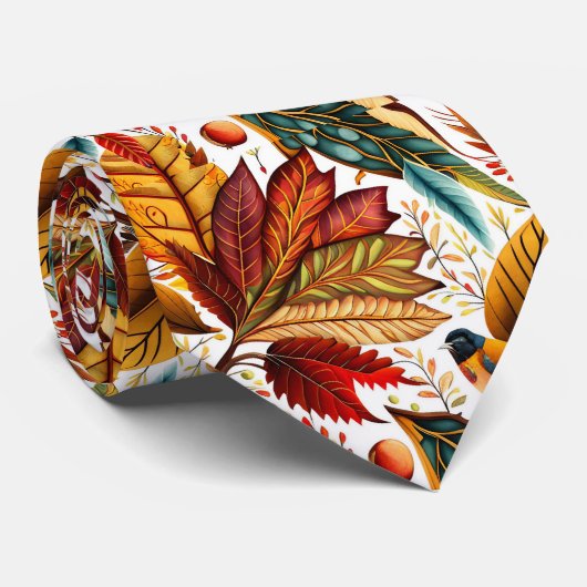感謝祭の秋 ネクタイ (ロール)