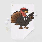 感謝祭の秘密エージェントクラシックトルコTシャツ ゴルフタオル (インサイチュ)