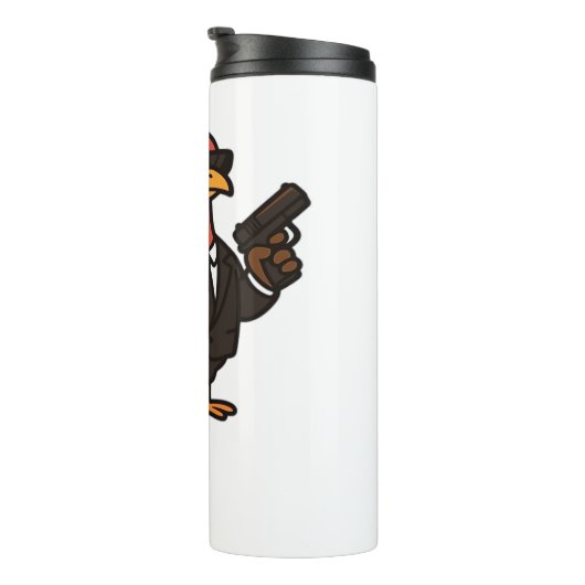 感謝祭の秘密エージェントクラシックトルコTシャツ タンブラー (回転右)