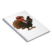 感謝祭の秘密エージェントクラシックトルコTシャツ ノートブック (右側)