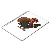 感謝祭の秘密エージェントクラシックトルコTシャツ ノートブック (左側)