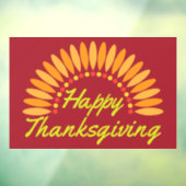 感謝祭の窓にしがみつく ウィンドウサイン (シート3)