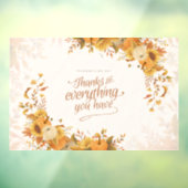 感謝祭の窓にしがみつく ウィンドウサイン (シート3)