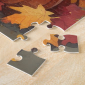 感謝祭の紅葉で大きなデーン ジグソーパズル (側面)