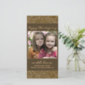 感謝祭の紅葉の写真カード シーズンカード (スタンド正面)