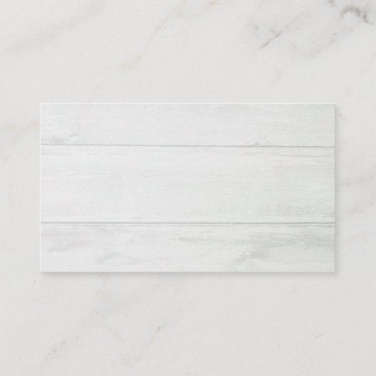 感謝祭の素朴な水彩画の花花束 プレイスカード (裏面)