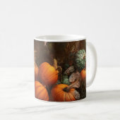 感謝祭の絵画収穫 コーヒーマグカップ (正面右)