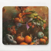感謝祭の絵画収穫 マウスパッド (正面)