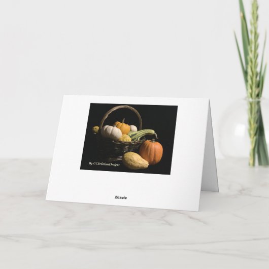 感謝祭の聖なる書物、経典は主への感謝を与えます、 カード (裏面)