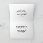 感謝祭の聖なる書物、経典は主への感謝を与えます、 カード (内部)