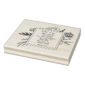 感謝祭の聖書の一節を色付けする 1 テサロニケ 5 ラバースタンプ (スタンプ)