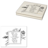 感謝祭の聖書の一節を色付けする 1 テサロニケ 5 ラバースタンプ (押印)