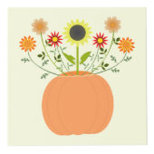 感謝祭の花inカボチャカスタムン フォトキューブ (正面)