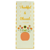 感謝祭の花inカボチャカスタムン ワインギフトバッグ (正面)