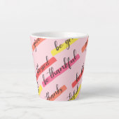 感謝祭の言葉 カフェラテマグ (正面)