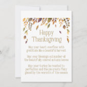 感謝祭の詩 シーズンカード (正面)