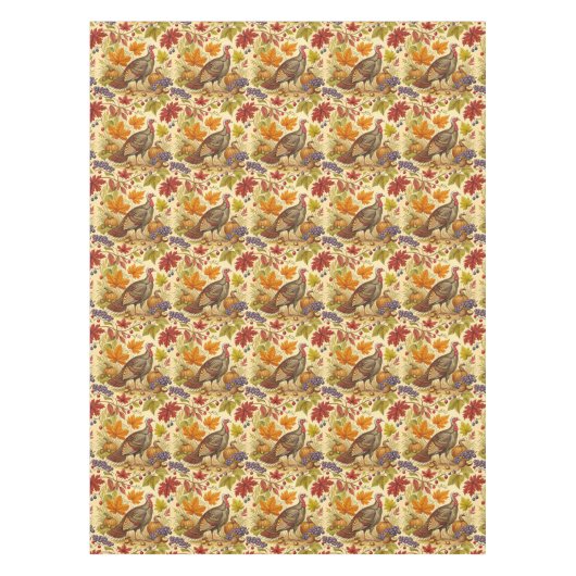 感謝祭の豊かさ テーブルクロス (正面)