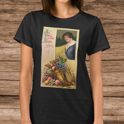 感謝祭の豊作があなたのものとなりますように Tシャツ