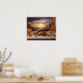 感謝祭の豊富さ（すべてが歓迎される）ポスター ポスター (キッチン)