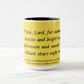 感謝祭の賛美歌 マグカップ (中央)