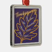 感謝祭の贈り物 メタルオーナメント (右)