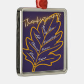 感謝祭の贈り物 メタルオーナメント (右)