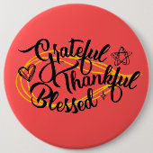 感謝祭の贈り物 缶バッジ (正面)