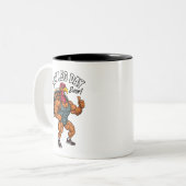 感謝祭の足の日 コーヒーマグ ツートーンマグカップ (正面左)