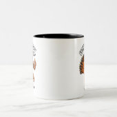 感謝祭の足の日 コーヒーマグ ツートーンマグカップ (中央)