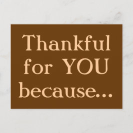 感謝祭の郵便はがき シーズンポストカード