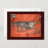 感謝祭の郵便はがき シーズンポストカード (正面/裏面)