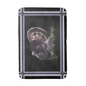 感謝祭の野生のトルコ バスマット (正面縦)