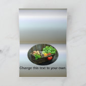 感謝祭の野菜の収穫 – バスケット シーズンカード (内部)