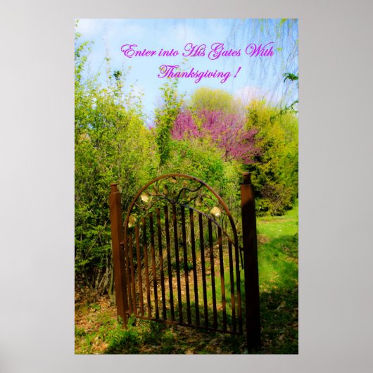 感謝祭の門 ポスター (正面)