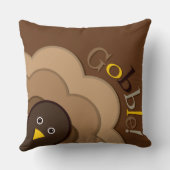 感謝祭の隠し七面鳥 クッション (裏面)